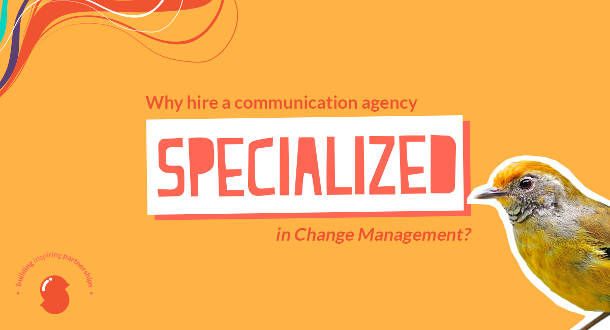 Why hire a communications agency specialized in Change Management?